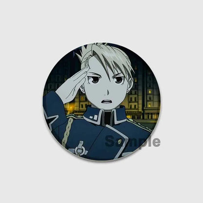 Fullmetal Alchemist Enamel Brooches