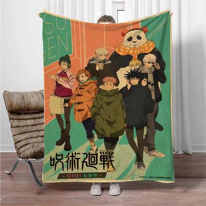 Jujutsu Kaisen Flannel Blanket