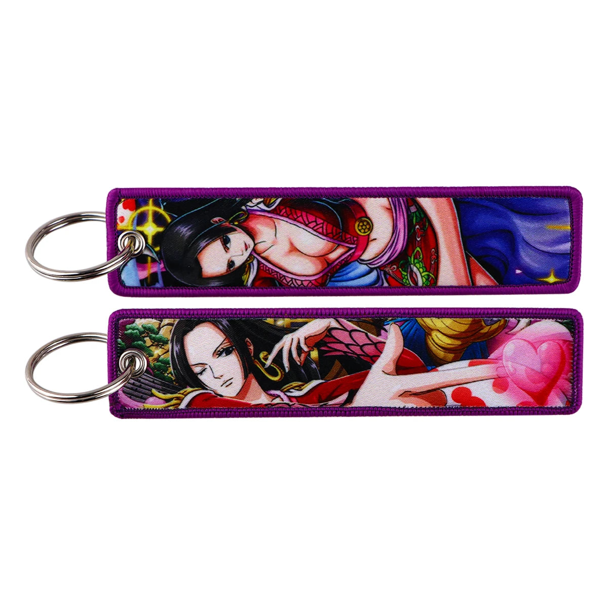 Anime Embroidery Keychain