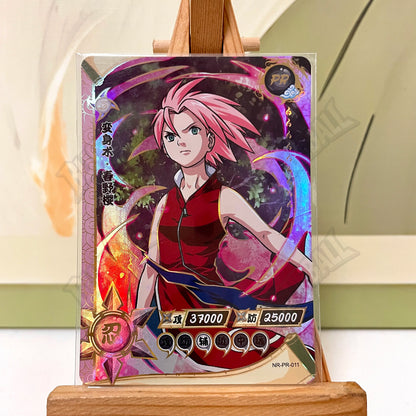 Kayou Naruto PR Full Set No 1-38 Uchiha Sasuke Uzumaki Naruto Sakura Haruno Kakashi Rare Anime Collectible Trading Cards Toy Gif