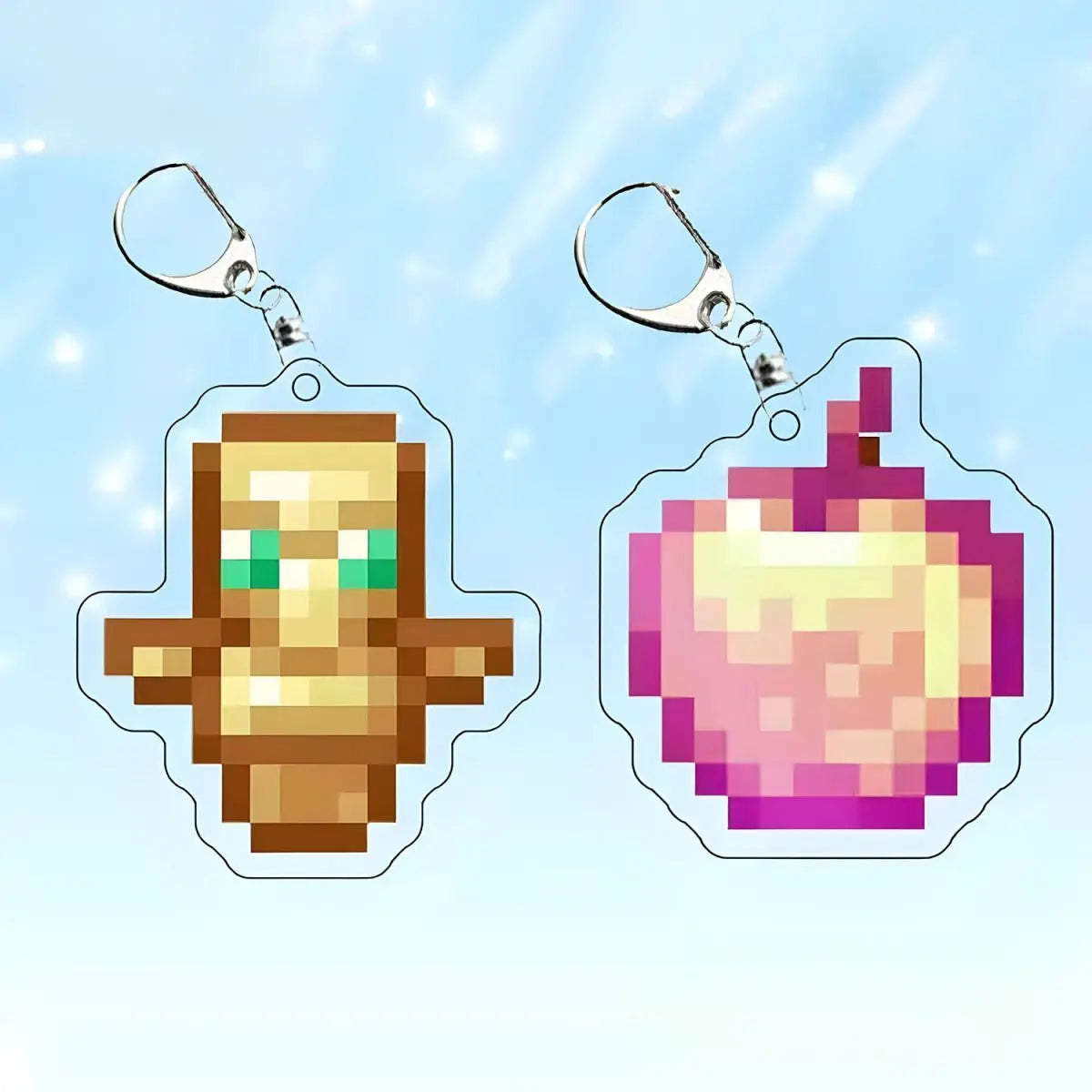 Minecraft Totem Keychain