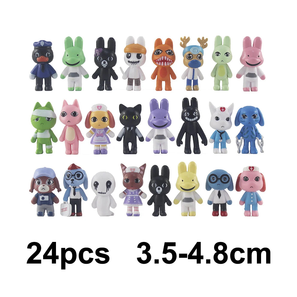 Cool Animal Hospital Action Figure Horror Game Model Toys Set