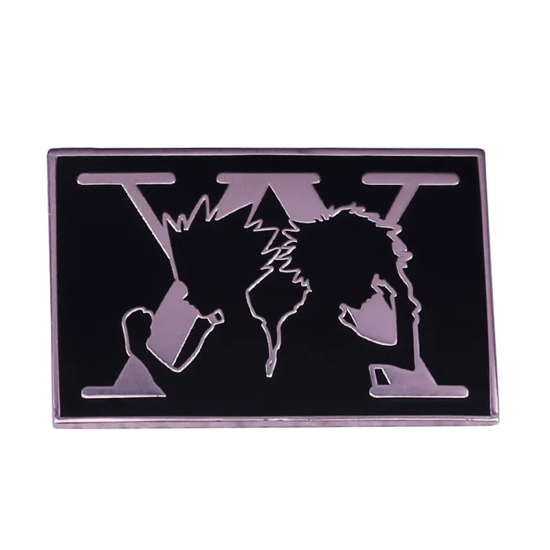 HunterXHunter Kurapika Clown Magician Hisoka Morow Gon & Killua Badass Prodigy Pin Anime HxH Brooch