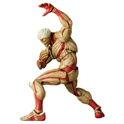 Revoltech Amazing Yamaguchi Attack On Titan Armored Titan Reiner Braun Articulated Action Figure Collectible Model For Fans