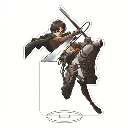 16CM Anime Acrylic Stand‌ Attack on Titan Connie Springer Mikasa Ackerman Eren Jaeger Armin Arlert Cos Figure Ornaments Gifts