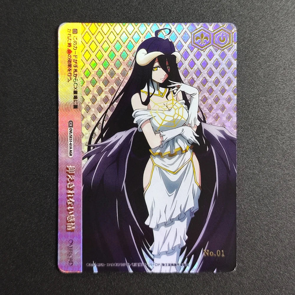  Proxy Weiss Schwarz Card Albedo Overlord The Sacred Kingdom OVL/SE51-61A AGR Foil & Signed Japanese Anime TCG Card
