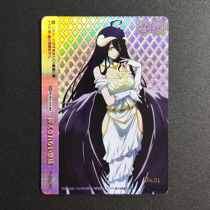  Proxy Weiss Schwarz Card Albedo Overlord The Sacred Kingdom OVL/SE51-61A AGR Foil & Signed Japanese Anime TCG Card