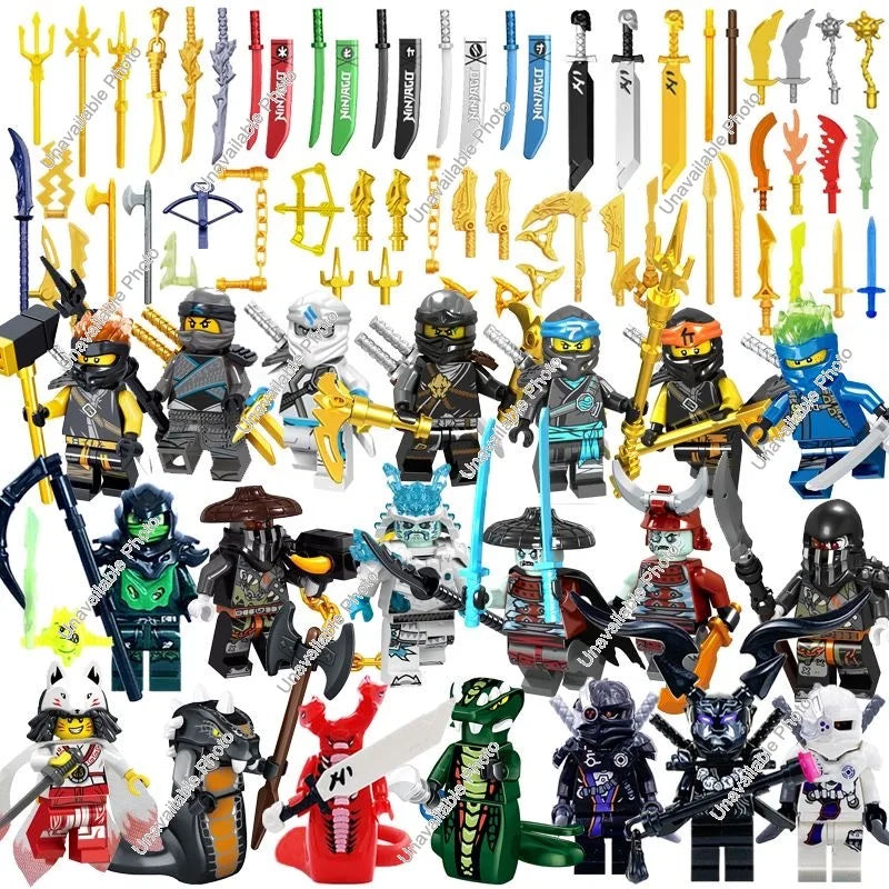 Hot Toys Anime Characters 24 Pieces Ninja Mini Figure Building Block Toys Mini Doll Doll Figure Blocks Kids Toys Birthday Gifts