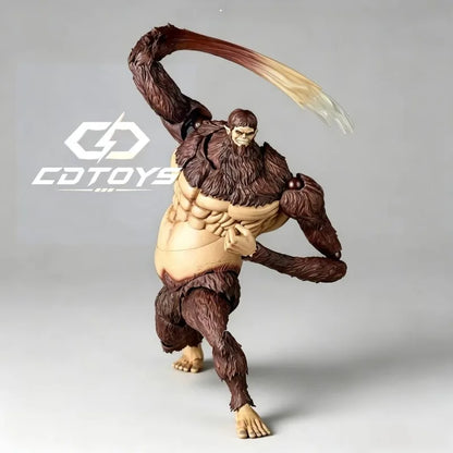 In Stock NEW KO KAIYODO Amazing Yamaguchi Revoltech Attack on Titan Beast Titan Action Figure Toy Model Gift