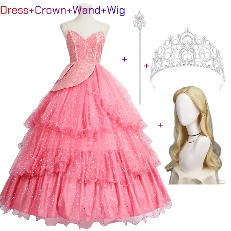 Wicked Glinda Cosplay Dress
