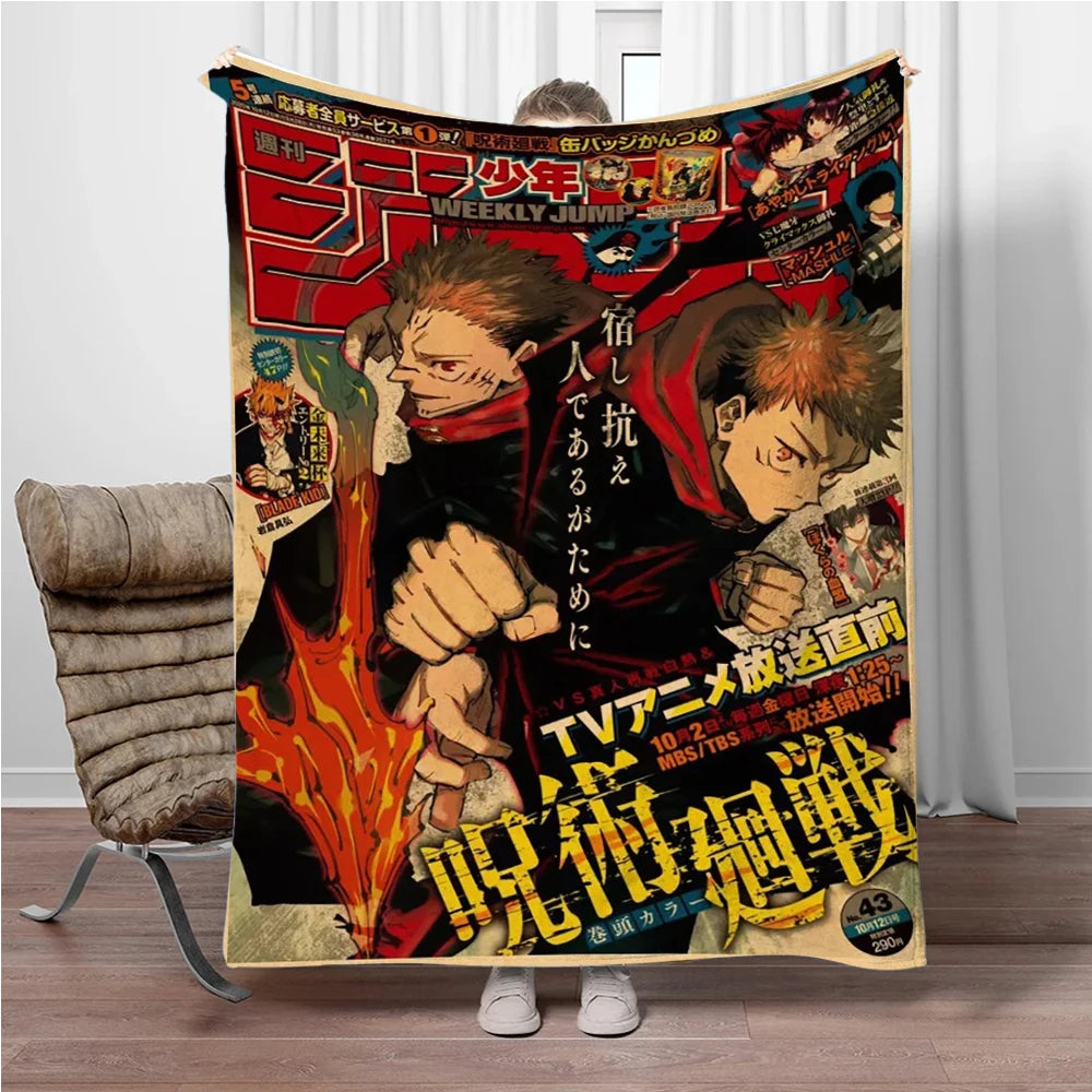 Jujutsu Kaisen Flannel Blanket