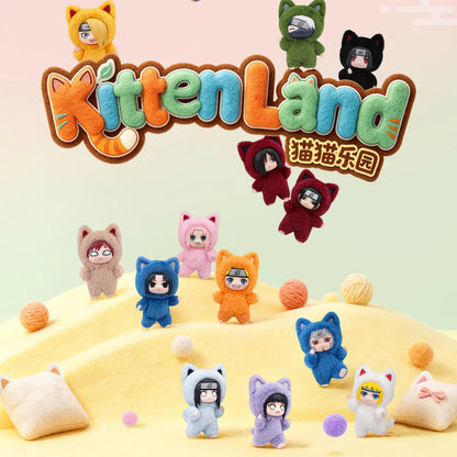 2026 New Presale Eaki Naruto Kittenland Series Blind Box Collectible Anime Figure Trendy Toys Peripheral Pendant Ornament Gifts