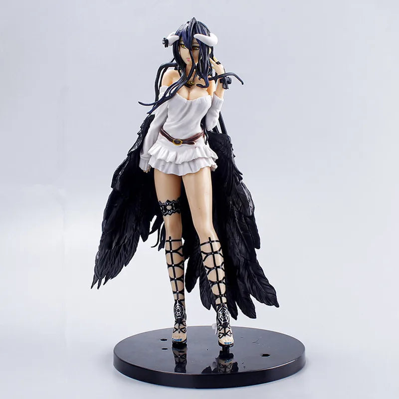 21cm Albedo Action Figures Black Wings Protector PVC Collectible
