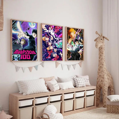 Mob Psycho 100 Reigen Canvas Poster