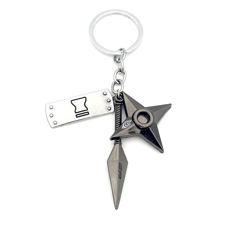 New Pendant Keychains Uzumaki Naruto Anime Figures Accessories Akatsuki Itachi Manga Men Key Chain Fans Gift Kids Toys Keyrings