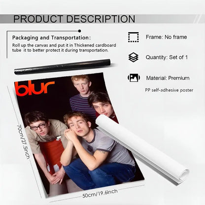 B-Blur Band Poster
