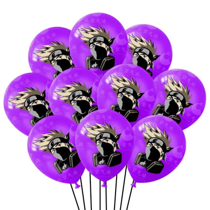 Naruto Latex Balloons Set