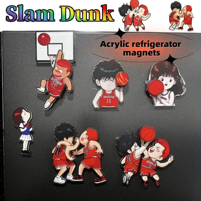 Slam Dunk Rotating Fridge Magnet