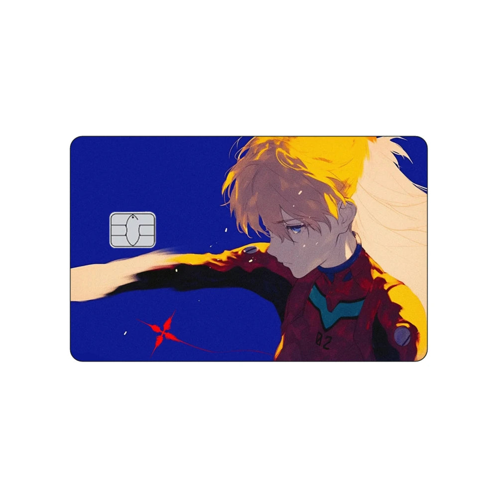 Evangelion Asuka Rei Card Skin