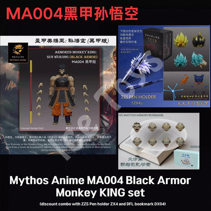 In Stock Mythos Anime MA001-MA004 Armor Goku Dragon Ball SSB Super Saiyan Blue SHF Action Figure Anime Model Toys
