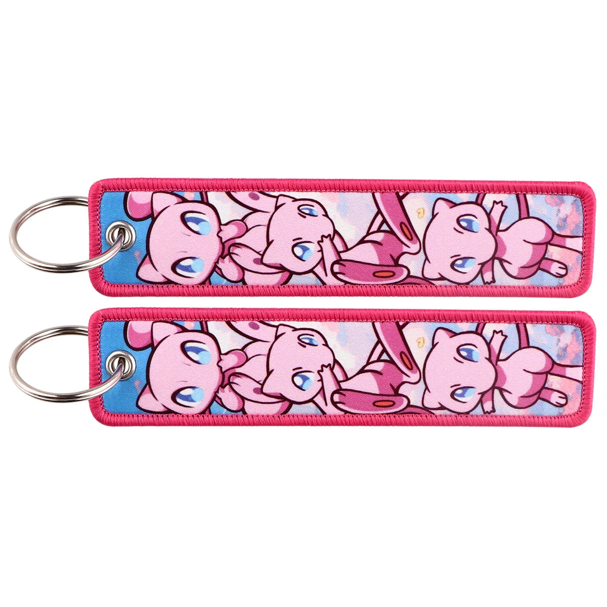 Anime Game Embroidery Keychain
