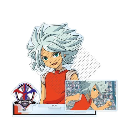 Game INAZUMA ELEVEN 11 Acrylic Stand Doll Anime Endo Mamoru Asuto Inamori Ryohei Haizaki Figure Model Plate Cosplay Toy Gift