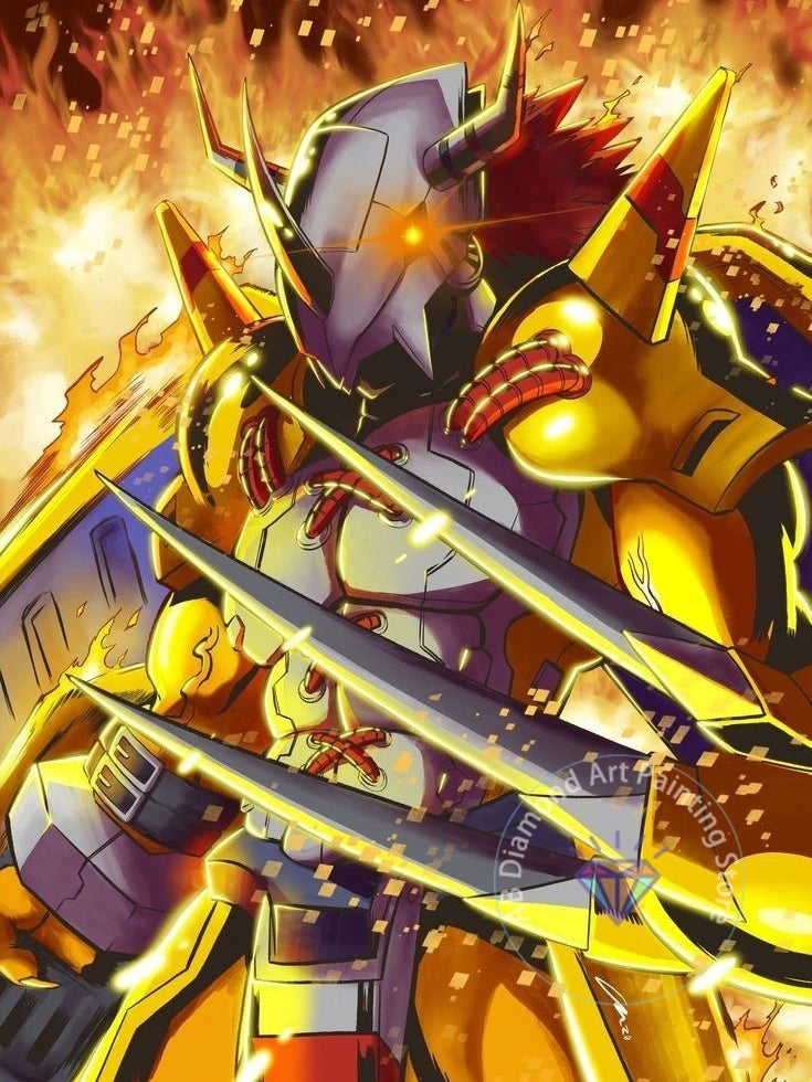 Digimon Agumon Diamond Painting