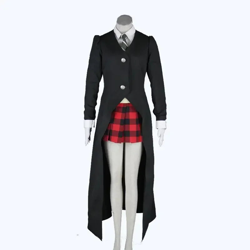 Anime Soul Eater Maka Albarn Cosplay Costume Women Girl Skirt Uniform