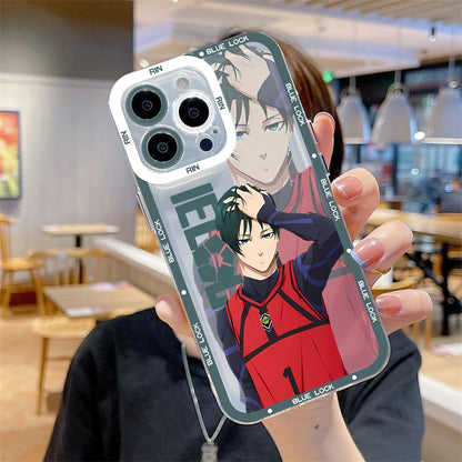 Blue Lock Transparent Phone Case