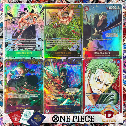 One Piece Roronoa Zoro Card Set