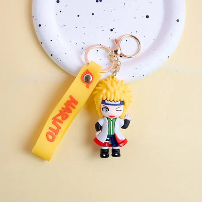 Naruto cartoon Keychain Hatake Kakashi Character Keychain cartoon Pendant Bag Car Key Decorations Gifts for Fans.