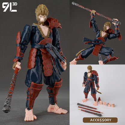 9L 3D Printed Anime Mecha Series-Sonic Shadow Shade Dummy 13 Titan 13 Articulated Mannequin Collectible Terminologia Toys