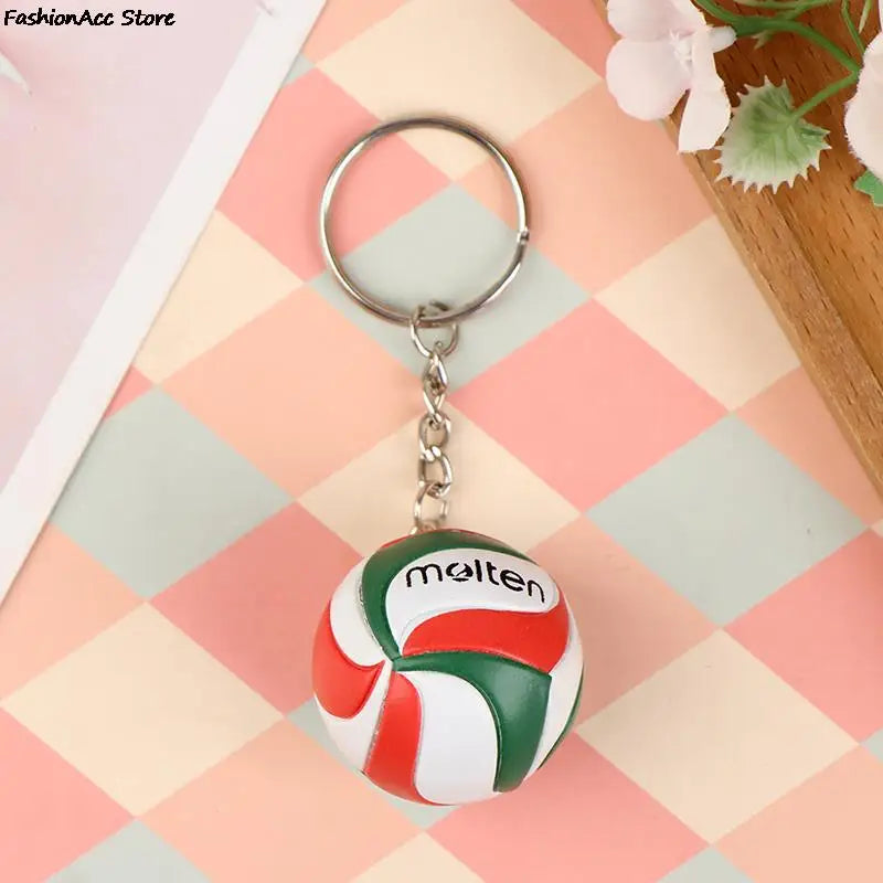 Volleyball PVC Keychain