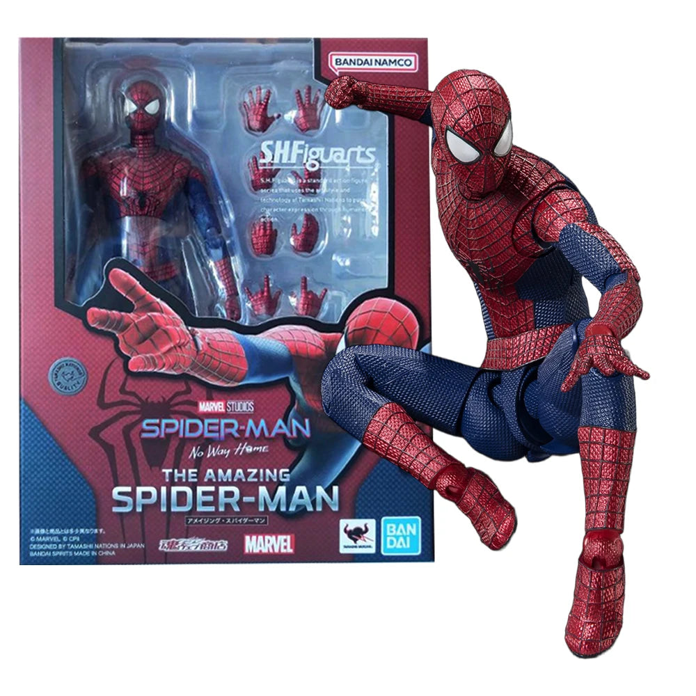 BANDAI Anime Spider Man 2 Peter Parker Figure S.H.Figuarts The Amazing Spider Man (Bandai Spirits) Movable Version Without