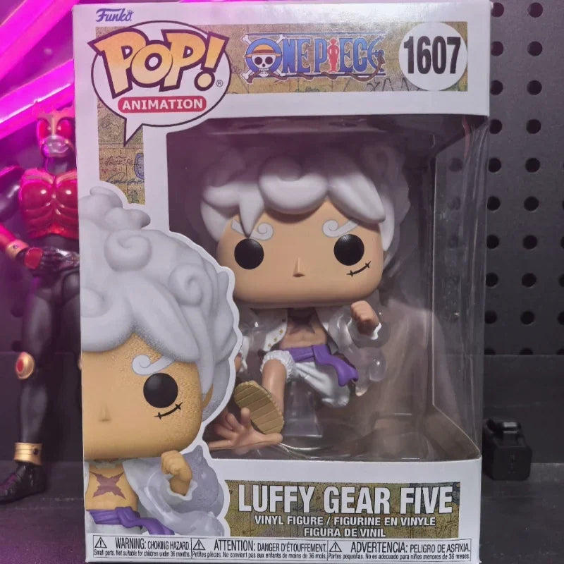 Funko Pop Original One Piece Luffy Gear 5 Nika Form Laughing 1621# 1771# 1607# Rayleigh 2150# Zoro Collectible Figure Toy Gift