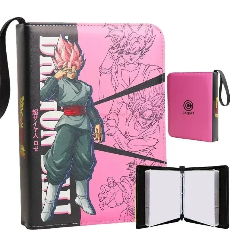 400pcs/900pcs Anime Dragon Ball Vegeta Folder Binder card Holder Game Cards Album Book Collection Cards Storage bag Kids Gifts