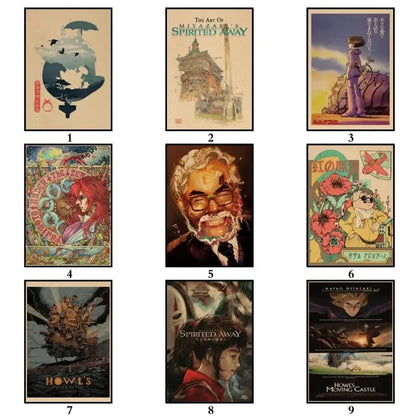 Studio Ghibli Miyazaki Canvas Art