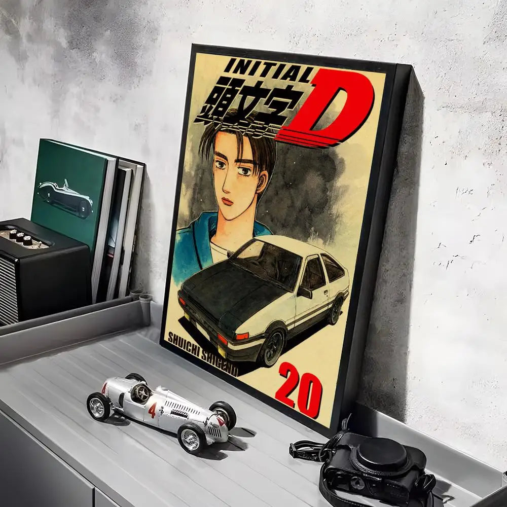 Initial D Car Wall Art