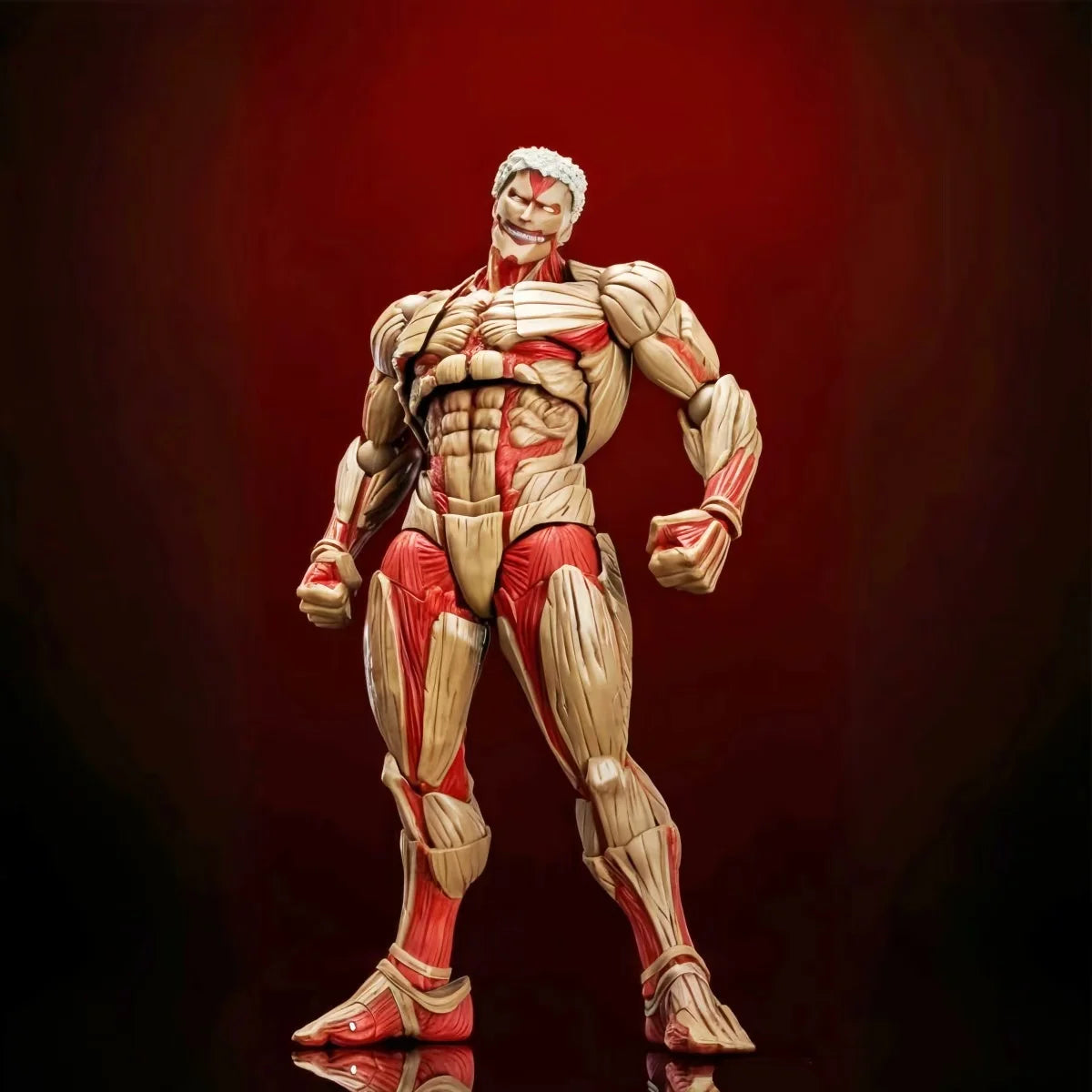 Hot Kaiyodo Attack on Titan Armored Titan Revoltech Yamaguchi Anime Action Figures Figurine Ko Joint Movable Model Toys Gifts