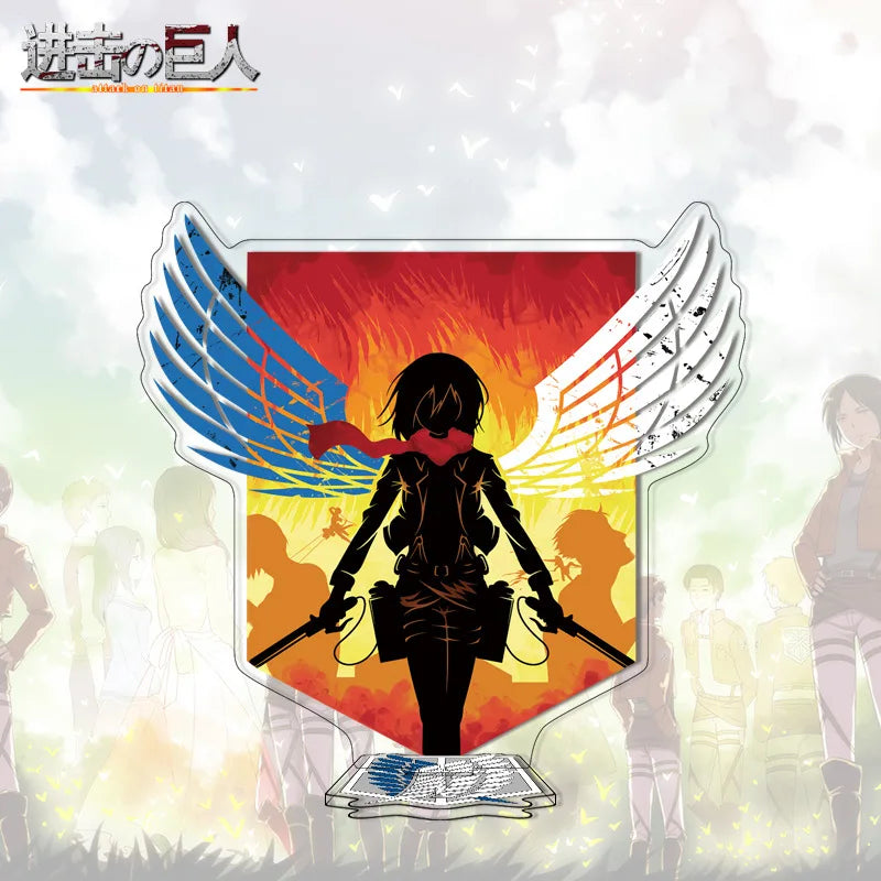 Attack on Titan Acrylic Stand 41-80 Anime Figure Custom Made One Piece Drop Shipping Wholesale Distributor Merchandise