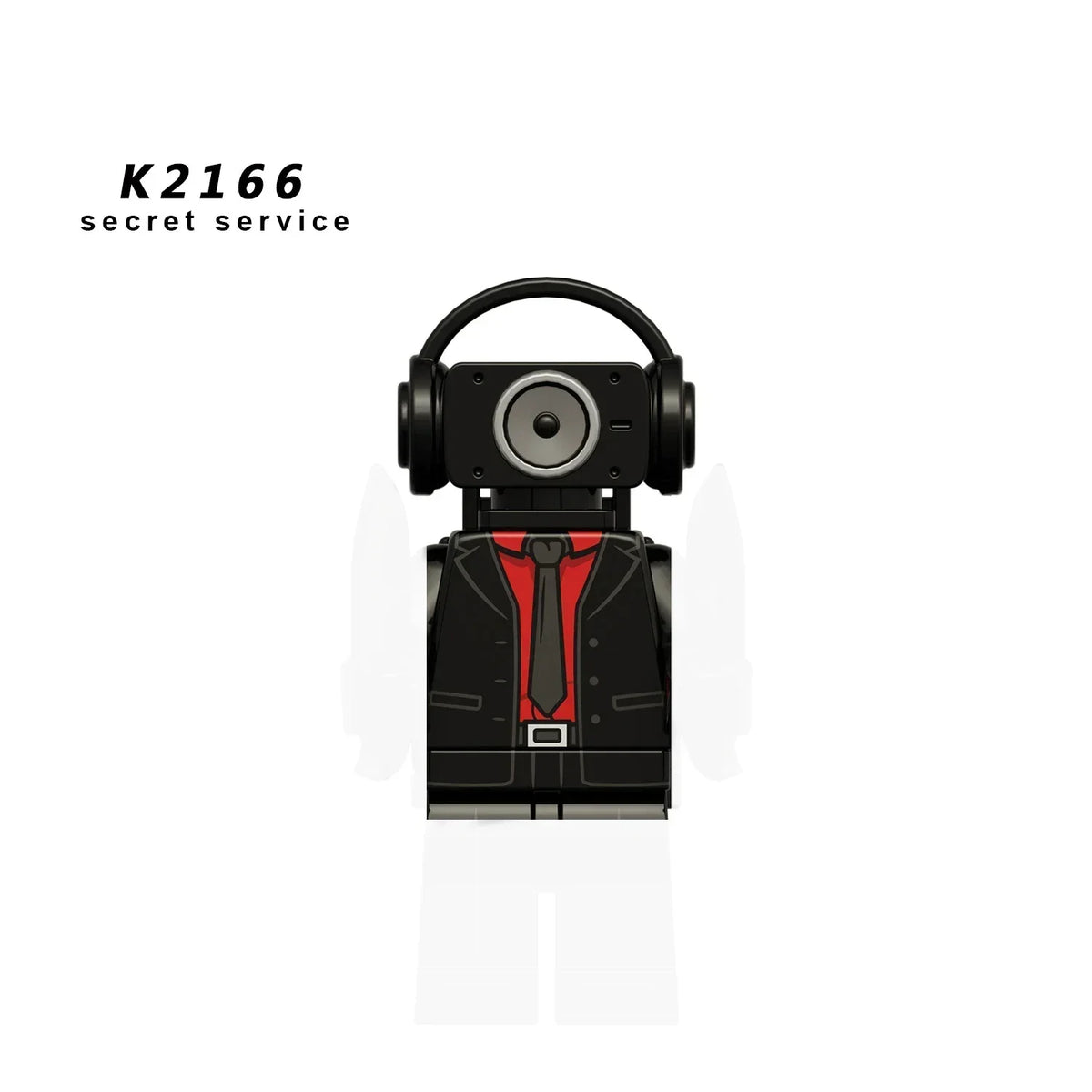 New KDL DJ Upgrade War-Damaged Skibidi Toilet Man Figures Anime Block Toys TvMan Titan Bricks Model Toy For Kid Birthday Gift