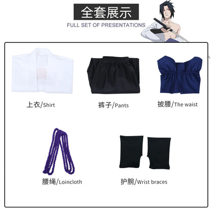 Naruto Uchiha Sasuke Cosplay Outfit