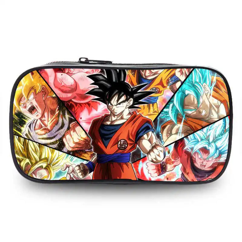 Dragon Ball pencil case cartoon anime merchandise durable Oxford cloth stationery box student study supplies printed storage bag