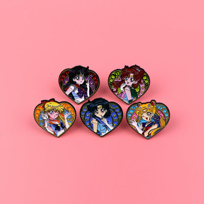 Manga Anime Character Enamel Pin