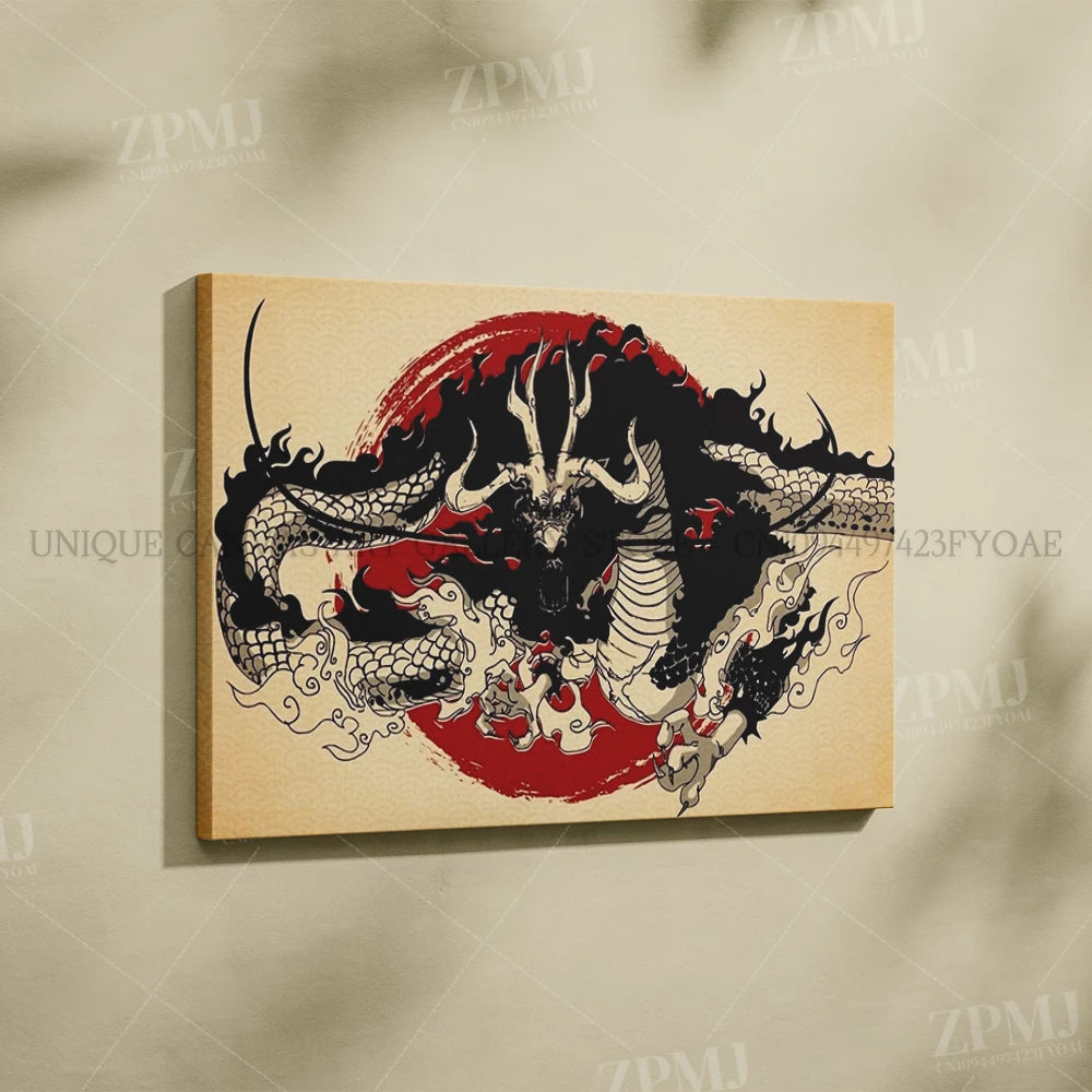 One Piece Monkey D. Luffy Canvas Poster