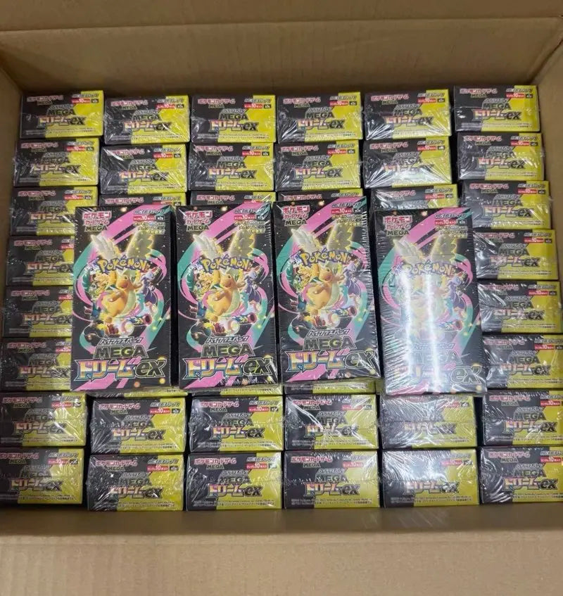 HOT Pkm M2A Ptcg Mega Original Box Mega Dream Ex Phantasmal Flames Mega Lucario Booster Japanese Version trading Fans kids Gift