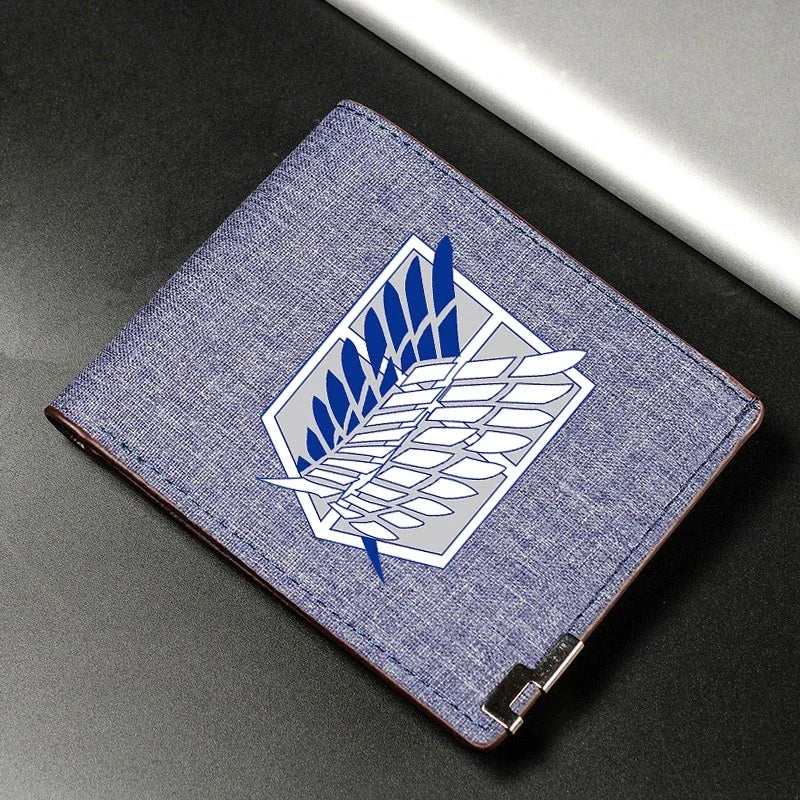 Anime Shingeki No Kyojin/Attack on Titan Cosplay Wallet Coin Purse Multi-card Bit High Appearance Level Exquisite Delicacy Gift