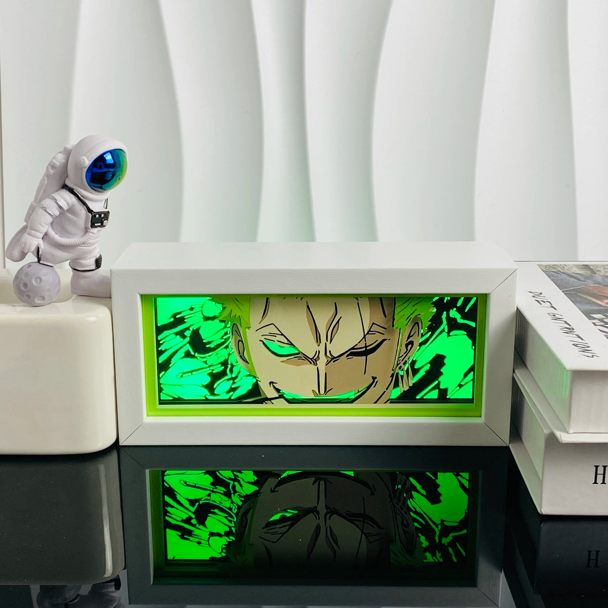 Anime Paper Carved LED Lamp