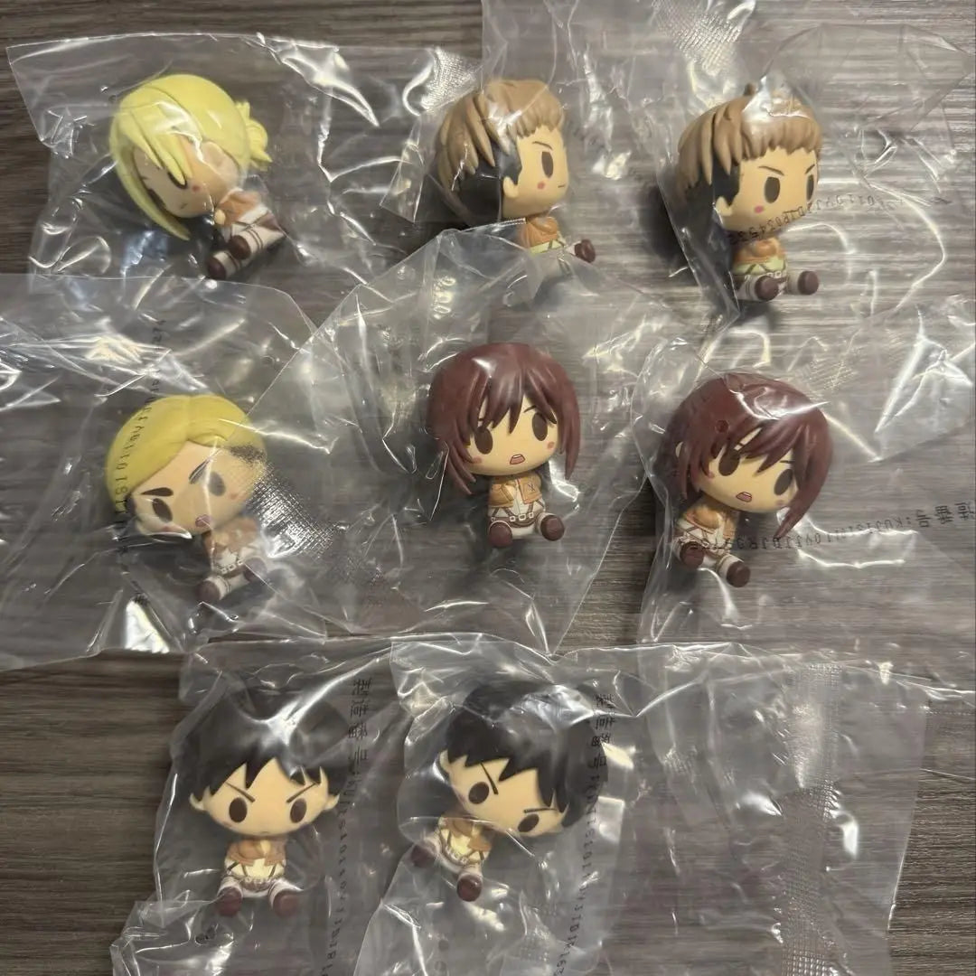 Genuine Anime Attack on Titan Annie Jean Kirstein Sasha Erwin Eren Jaeger Cosplay Cartoon Garage Kits Figurine Model Xmas Gift