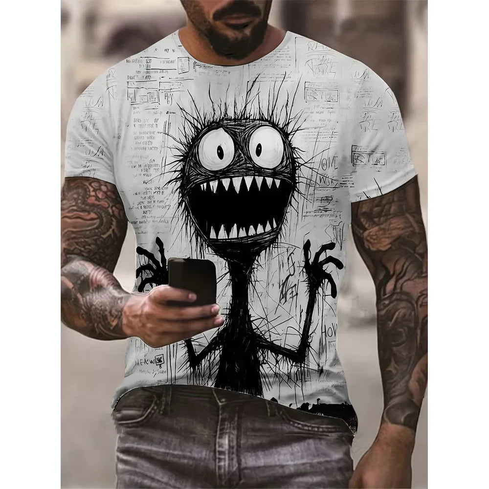 Anime Monster Oversized T-Shirt